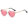 Good Quality Classical Retro Metal Heart Shaped Women's Sunglasses Luxury Polarized UV400 Protection Custom Glasses for Lady