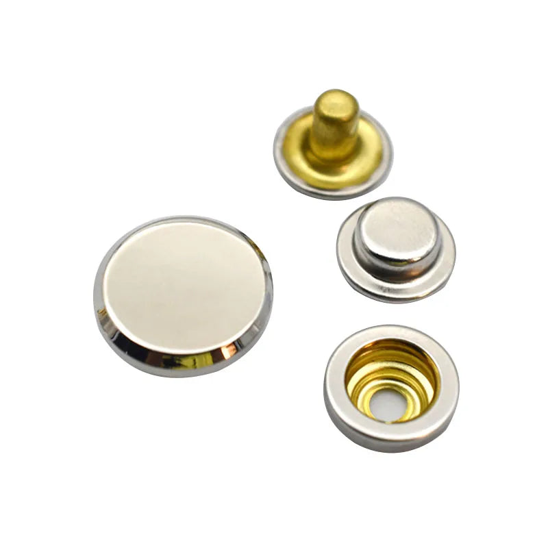 Customizable Wholesale Bulk Metal Snap Button High Quality Snap for Clothing Factories Uniform Suppliers Retail Chains