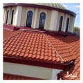 Clay Stone Coated Zinc Aluminium Corrugated Roof Sheet Anti Slip Lightweight Roofing Materials for Dome Roof