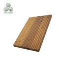 MUMU Factory 3D Design Wave Shape Living Room Poplar Real Solid Wood Cladding Flute Luxury Wall Panel