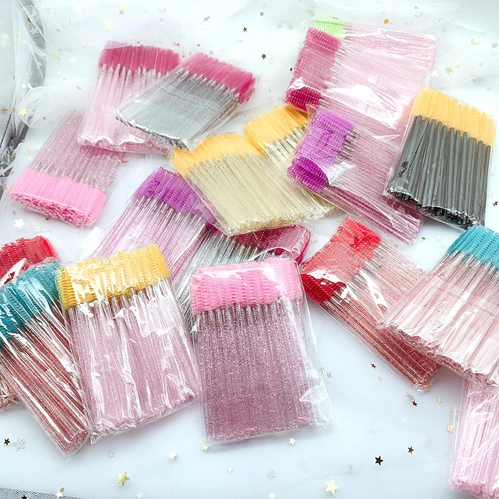 2021 Wholesale Emplt Tube Wiht Brush Eyelash Brush Tube Empty Mascara Tubes With Lash Brush MegaBDM