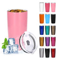 Custom logo New 20oz Double Wall Stainless Steel Vacuum Insulated Coffee Cup Sustainable Travel Mug Regular Car Tumbler