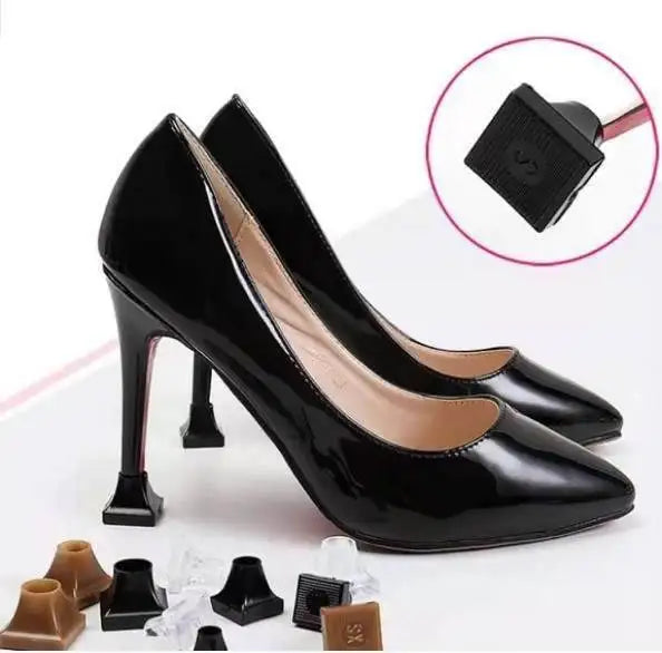 High Heels Nail Heels Wear-resistant Silent Protective Thin Heel Cover Anti Falling Silencing Replacement Accessories