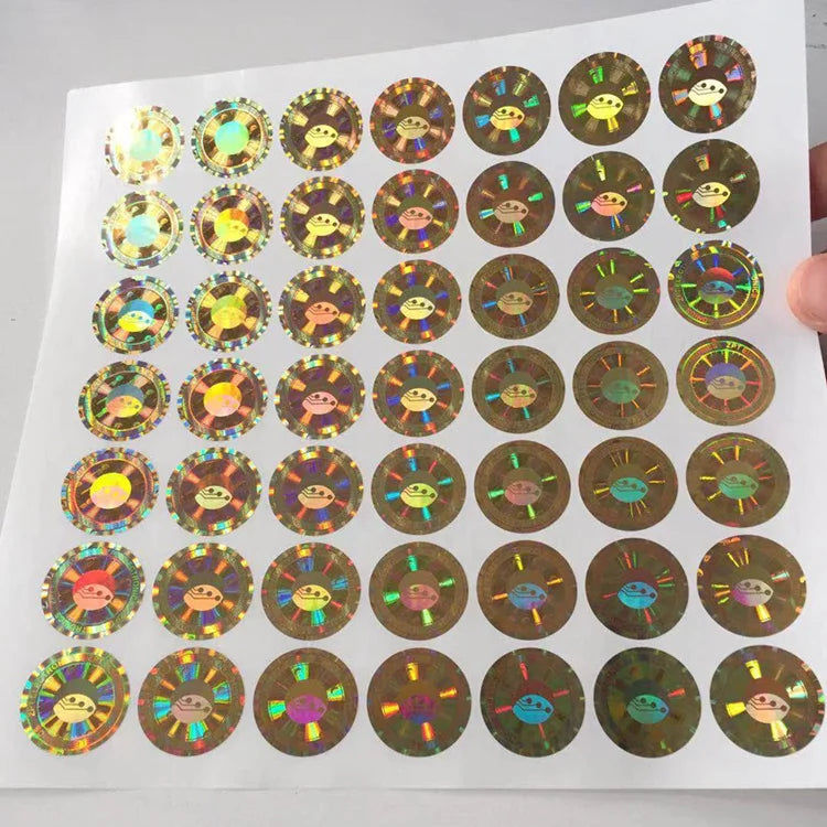 Free Design 3d Sticker Security Custom Printing 3d Hologram Roll Label Stickers 3d Sticker Roll