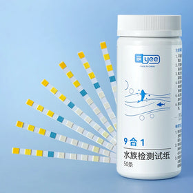 YEE Accurate 9 in 1 Kit Aquarium Paper Test Strips Fish Pond Bath Tub Water Quality Testing