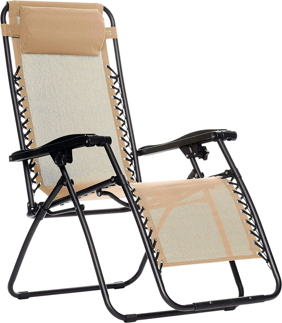 WOQI Modern Design Foldable Lightweight Zero Gravity Recliner Outdoor Sun Lounge Chair