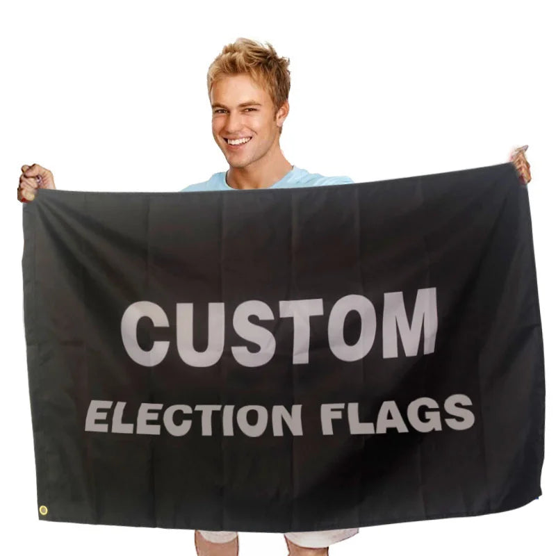 100d Polyester Custom  Flag 3X5FT Digital Printing Supplier