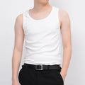 Custom Vintage Heavyweight Men's Singlet Quick Dry Spandex/Cotton Skinny Muscle Fitness Gym Workout Tank Top