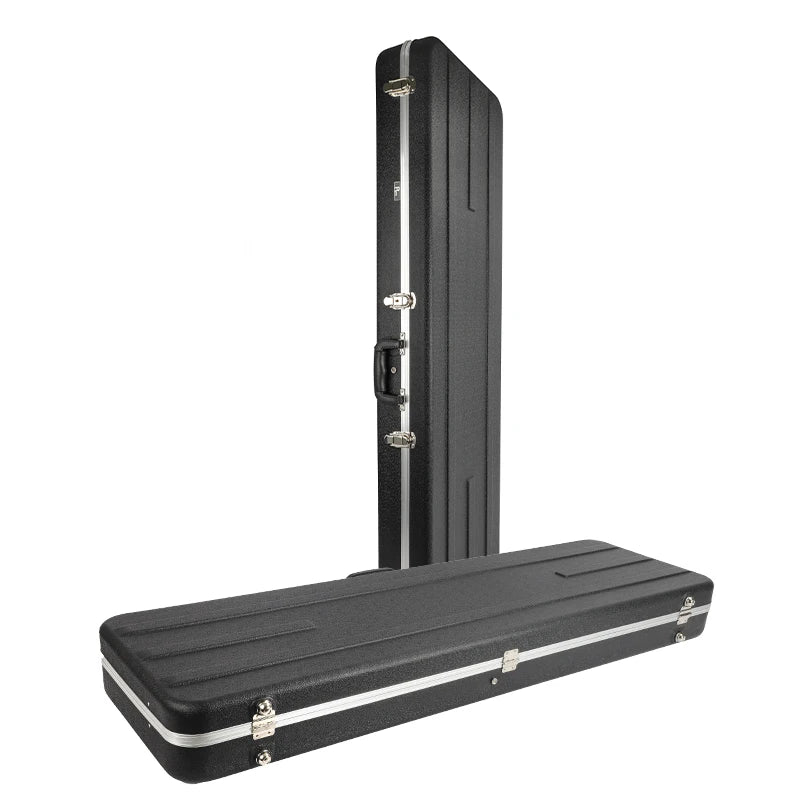 RAS-E-BK RM Professional Portable Electric Guitar Case Square ABS Music Instrument Case with Rainbow from China
