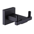 Hat Hook Bathroom Stainless Steel Coat Robe Hook Wall Mount Double Towel Hook Holder Matte Black