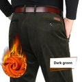 Autumn and Winter Casual Pants Plus Fleece Warm Winter Thickened Loose Men Trousers