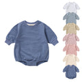Customized logo From 20pcs Long Sleeve Baby Romper Outfit 100% Organic Cotton Baby Onesie Infant Clothing
