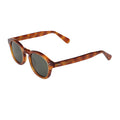 Retro Fashion Adults Polarized Round Acetate Frame Sunglasses