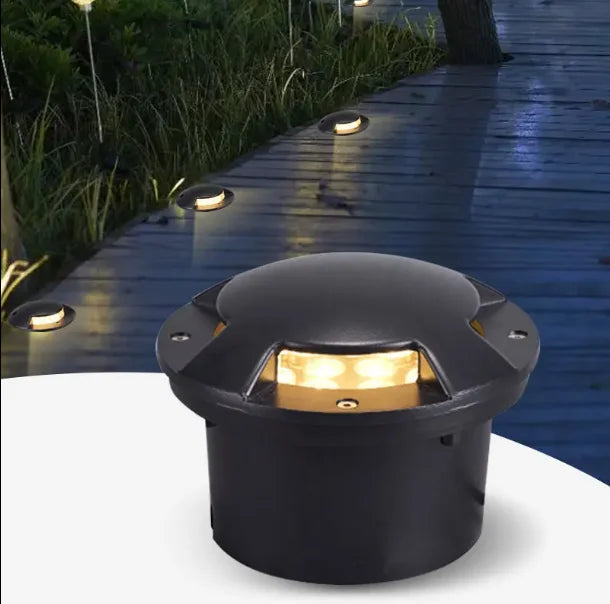 Outdoor Lamps Waterproof 12w Led Buried Lamp Theme Park Garden Pathway Buried Underground Light Fitting Garden Inground Light