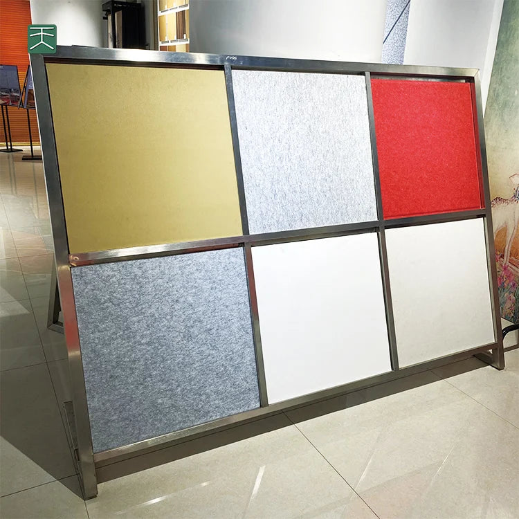 Tiange Modern Self-Adhesive Acoustic Sound Panels Eco-Friendly E1 Grade Polyester Fiber PET Fireproof for Bedroom/Apartment