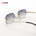 2023 Retro Vintage Sunglasses High Quality 20% Diamond Cut UV400 Tinted Small Rectangle Lenses Comfortable for Men and Women