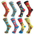 2022 New Fashion Funny Anime Cartoon Hiphop Skateboard Tube Socks Breathable Casual Crew High for Spring Season