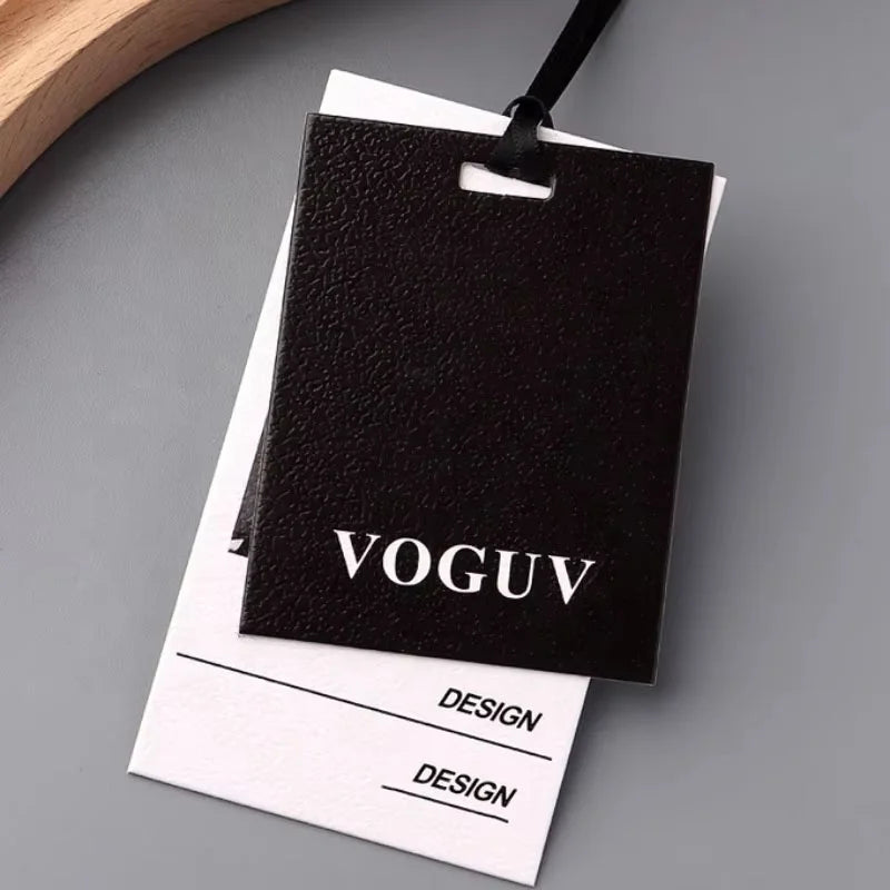 High-End Customized Clothing Hang Tags Wholesale Special Paper Thickened Printing Swing Hang Tag for Bags and Shoes