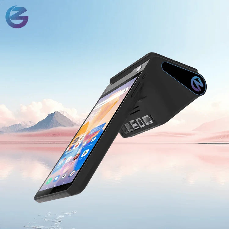 Z108 8 Inch 3GB+16GB 58mm Printer Mobile Pos QR Code Scanner Pos System Touch Screen Android 14 Cash Register Machine