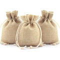 9x12cm Burlap Drawstring Gift Bags Sacks Party Favors Packaging Jute Bag Wedding Candy Linen Gift Bags Party Supplies