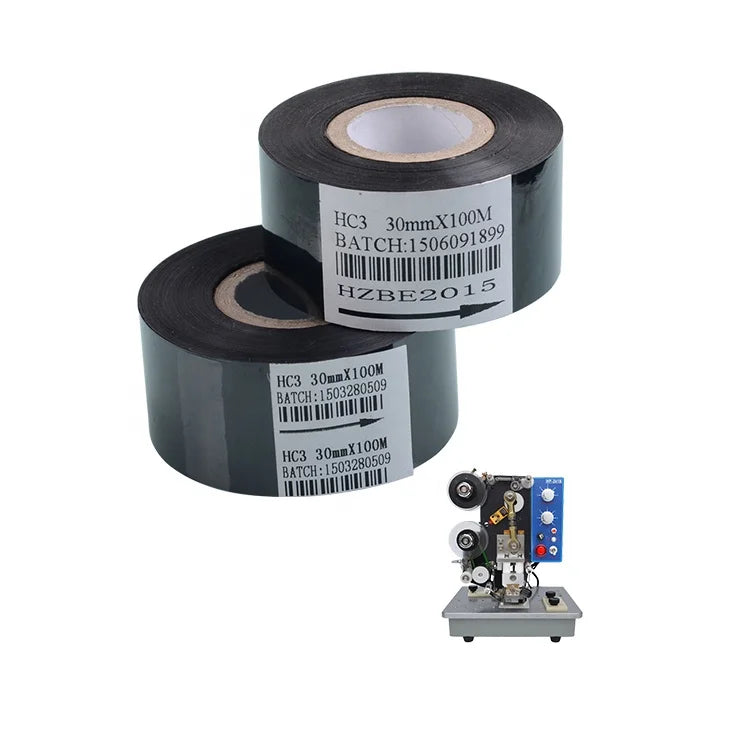 UNIONCODING 25mm 100M Scf-900 LC1 HC3 Hot Coding Foil Forexpire Date Printing Machine Coding Foil