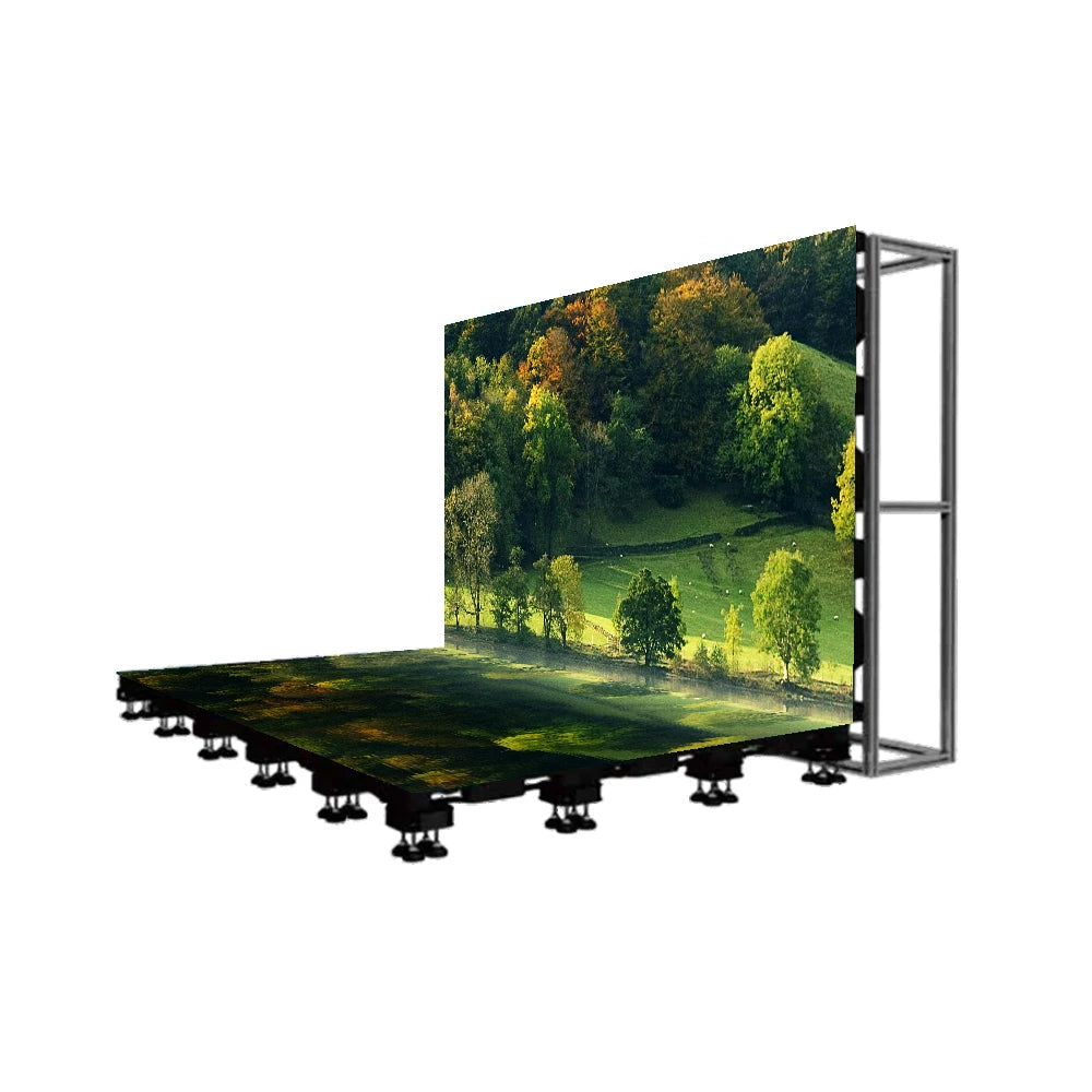 P2.5 P2.9 P3.91 Interactive Indoor LED Dance Floor Screen Led Video Dance Floor for Club Party Fashion Show Dance Floor Screen MegaBDM