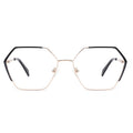 Direct Factory New Fashionable Female Metal Polygon Optic Prescription Spectacle Frames Women's Eyeglasses