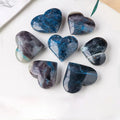 Bulk Wholesale Reiki Healing Stones Folk Crafts Heart Shape Trolleite Crystal Carving