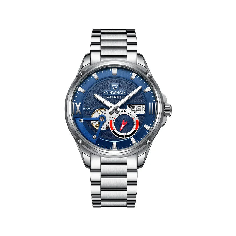 Top Selling Luminous Watch Model Fashion Luxury Men's Wristwatches Automatic Mechanical Watch Men Blue Daill Watches
