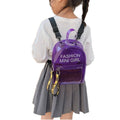 2025 New Korean Version Clear Transparent PVC Backpack with Animal Prints RFID & Waterproof Daily Life Use School Bag for Girls