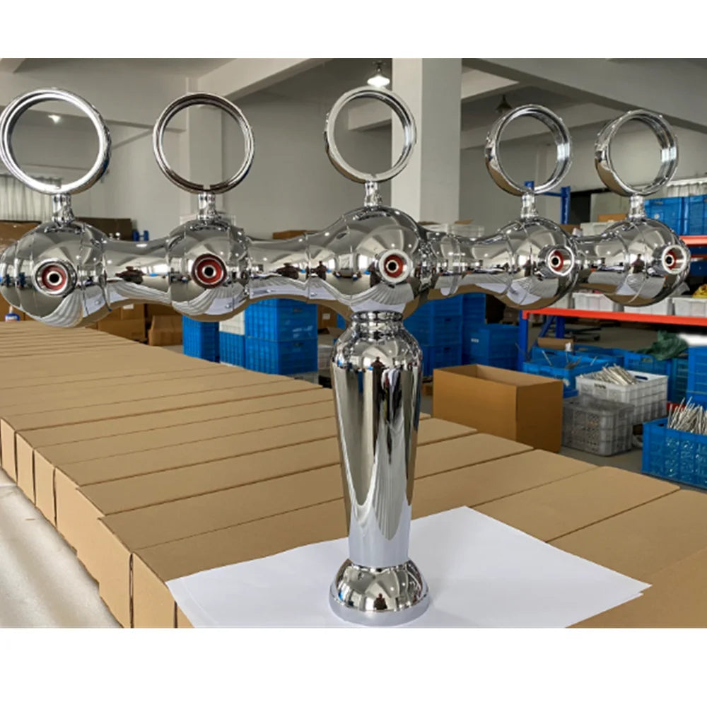 5 TAP TOWER WITH MEDALLIONS