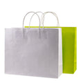 Recyclable Kraft Paper Bag with Own logo Custom Kraft Shopping Paper Bag with Handle Takeaway Packaging Paper Bags