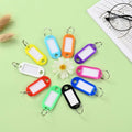 Classification Key Tags Card Key Chains Sturdy Plastic Key Label Name Luggage Tag Multicolor Optional Custom Labels KeyRing Card
