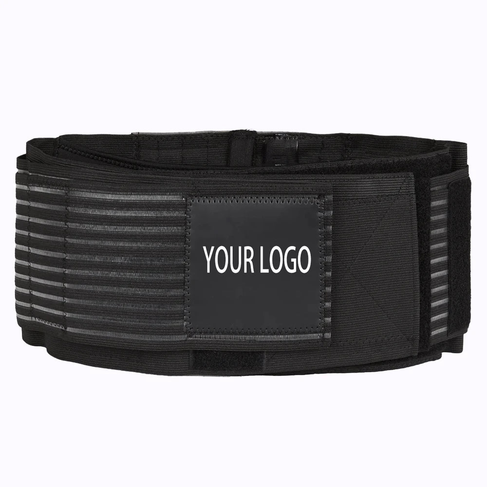 Fitness Waist Trimmer Belt  Ergonomic Lumbar Support Brace for Workout & Back Protection