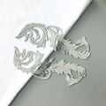 Newly Designed  Metallic Yarn Gold Silver Guipure  Embroidery  Lace Applique for Garment Dress Latin Clothing
