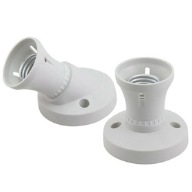E27 Light Bulb Screw Lamp Surface Fixing Base Holder Accessories Edison Pendant Ceiling Socket Useful