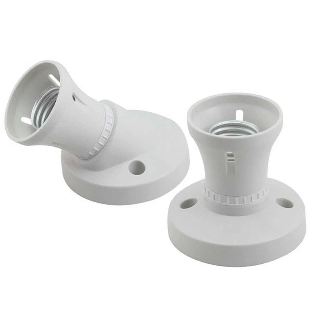 E27 Light Bulb Screw Lamp Surface Fixing Base Holder Accessories Edison  Pendant Ceiling Socket Useful