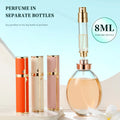 Louischanzl Factory Outlet New High-capacity Magnetic 8ml Premium Leather Mini Travel Size Bottom Fill Portable Perfume Bottle