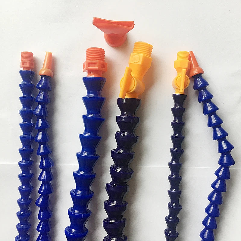 XZW 1/4 Inch PVC Flexible and Adjustable Rigid Hose 400MM with Nozzle Locline or Coolant Hose Made of PE Material
