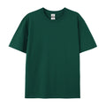 Embroidered logo 240g 100% Cotton White T Shirt Dropped Shoulders Blank Plain Oversized Mens Tshirt