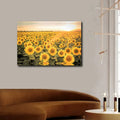 Wholesale Sunflower Canvas Painting Scenery Wall Art Painting for Home Decoration