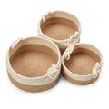 3pcs Cotton Rope Basket Gift Woven Cotton Rope Baskets for  Toys Basket Kids Storage