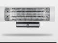 Modern Infrared Intelligent Heating Induction Remote Control 2300W Portable Metal Patio Outdoor Electric Heater 3s Fast Heating MegaBDM
