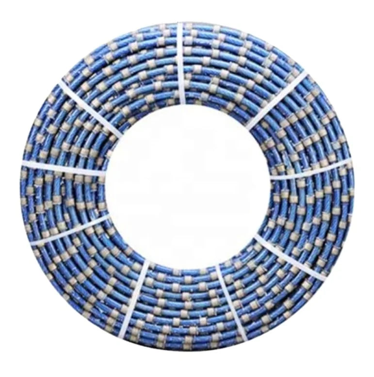 Diamond Wire Saw Cutting Machine for Stone and Concrete 11.5mm Quarry Diamond Wire Rope Wire Saw for Granite