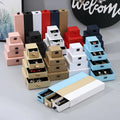 Custom Logo Cardboard Gift Ring Bracelet Necklace Storage Packaging Slide Drawer Box Slide Out Drawers Rings Jewelry Storage Box