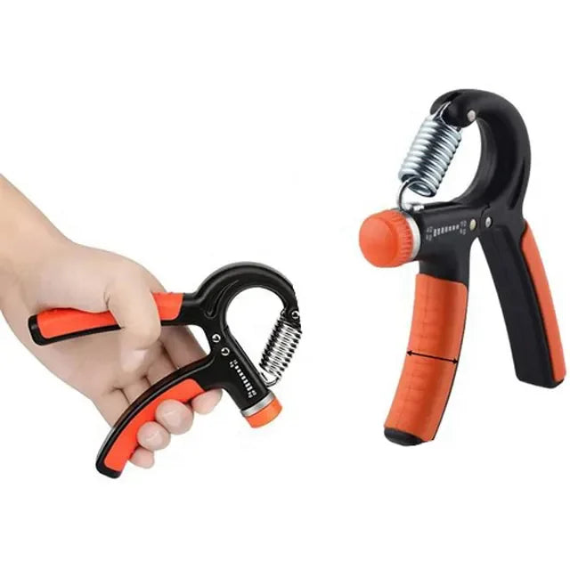R Shaped Adjustable Heavy Duty Hand Gripper Anti Slip Hand Grip Strengthener with Counter