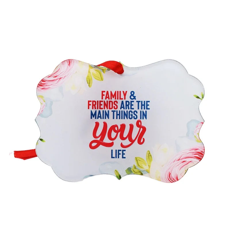 Acrylic Christmas Ornaments Blanks for Home Decoration UV Printing Techniques Sublimation Technology for Christmas Home Decor