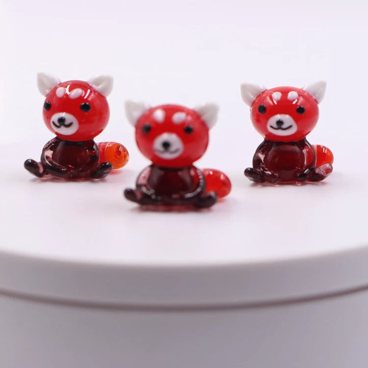 Miniature Small Murano Glass Animal Fox Figurine Wholesale