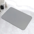 New Luxury Modern Design Eco Friendly Solid Super Absorbent Fast Dry 9mm Thick Diatomaceous Earth Rubber Backed Bath Mat