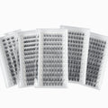 Vegan Synthetic Hair Private logo Wholesale DIY Lash Clusters Segmented Eyelash Extensions Diy Strip Lash Extension Kit